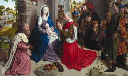 Die Anbetung der Könige (Monforte-Altar)